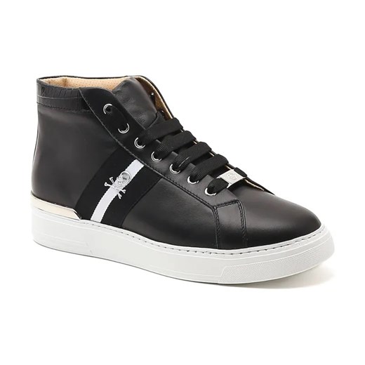 Philipp Plein Skórzane trampki Stripe ze sklepu Gomez Fashion Store w kategorii Trampki męskie - zdjęcie 184301929