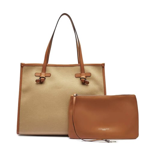 GIANNI CHIARINI Shopperka + saszetka Marcella | z dodatkiem skóry ze sklepu Gomez Fashion Store w kategorii Torby Shopper bag - zdjęcie 184301947