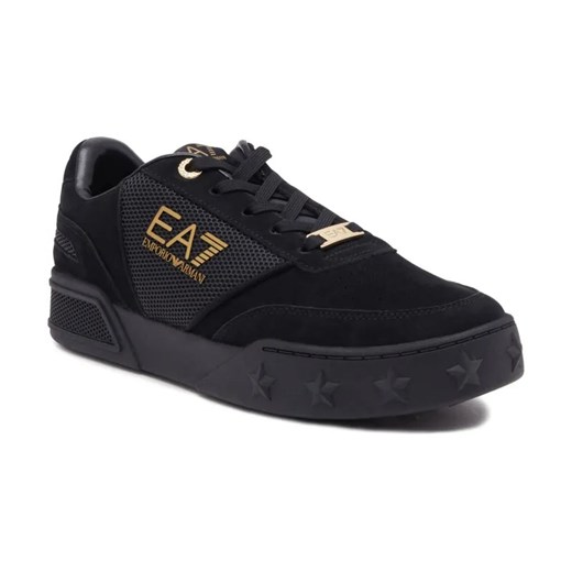 EA7 Skórzane sneakersy ze sklepu Gomez Fashion Store w kategorii Buty sportowe męskie - zdjęcie 184301976