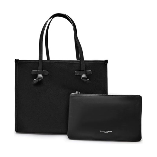 GIANNI CHIARINI Shopperka + saszetka Marcella | z dodatkiem skóry ze sklepu Gomez Fashion Store w kategorii Torby Shopper bag - zdjęcie 184301978