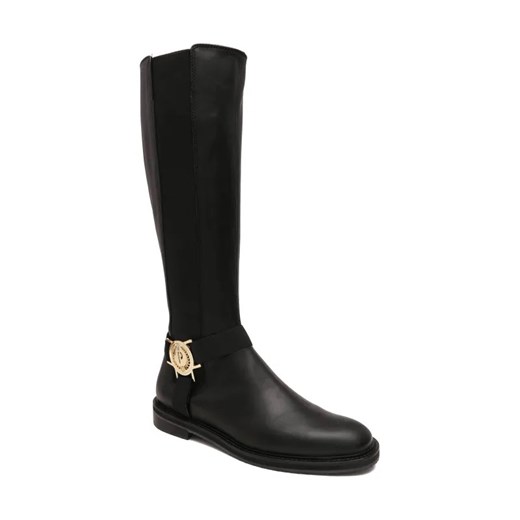 Pollini Skórzane oficerki ze sklepu Gomez Fashion Store w kategorii Kozaki damskie - zdjęcie 184302006