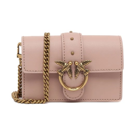 Pinko Skórzana torebka na ramię LOVE ONE Pinko One Size okazyjna cena Gomez Fashion Store