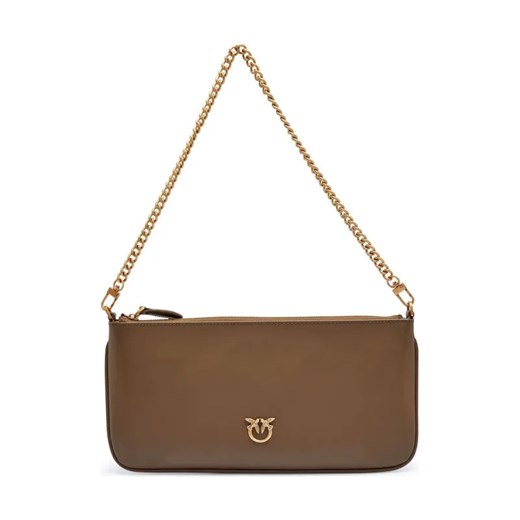 Pinko Skórzana kopertówka HORIZONTAL FLAT VITELLO SETA ze sklepu Gomez Fashion Store w kategorii Kopertówki - zdjęcie 184302009