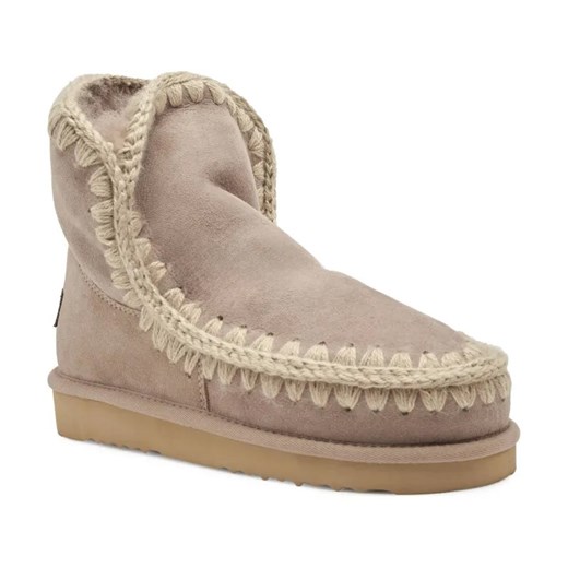 MOU Skórzane śniegowce | z dodatkiem wełny ze sklepu Gomez Fashion Store w kategorii Śniegowce damskie - zdjęcie 184302019