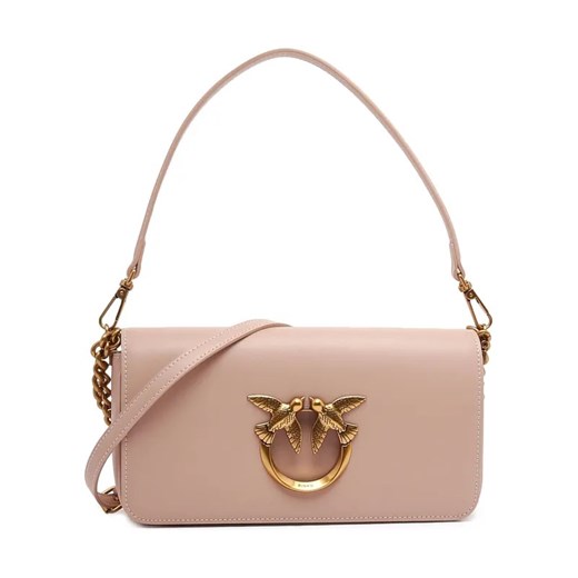Pinko Skórzana torebka na ramię LOVE CLICK BAGUETTE MINI ze sklepu Gomez Fashion Store w kategorii Listonoszki - zdjęcie 184302217