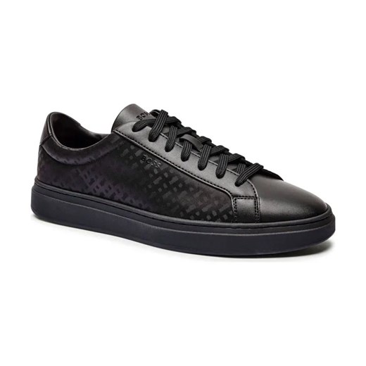 BOSS BLACK Sneakersy Kieran_Tenn_nymn | z dodatkiem skóry ze sklepu Gomez Fashion Store w kategorii Buty sportowe męskie - zdjęcie 184302255