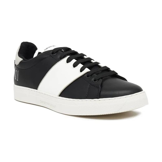 Emporio Armani Skórzane trampki Emporio Armani 45 wyprzedaż Gomez Fashion Store