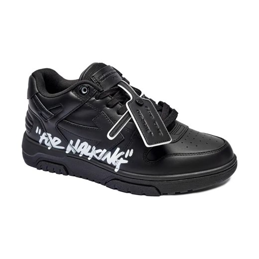 OFF-WHITE Skórzane sneakersy OUT OF OFFICE ze sklepu Gomez Fashion Store w kategorii Buty sportowe męskie - zdjęcie 184302345