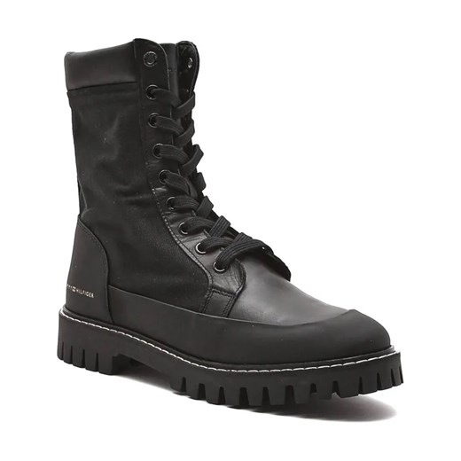 Tommy Hilfiger Botki | z dodatkiem skóry ze sklepu Gomez Fashion Store w kategorii Workery damskie - zdjęcie 184302376