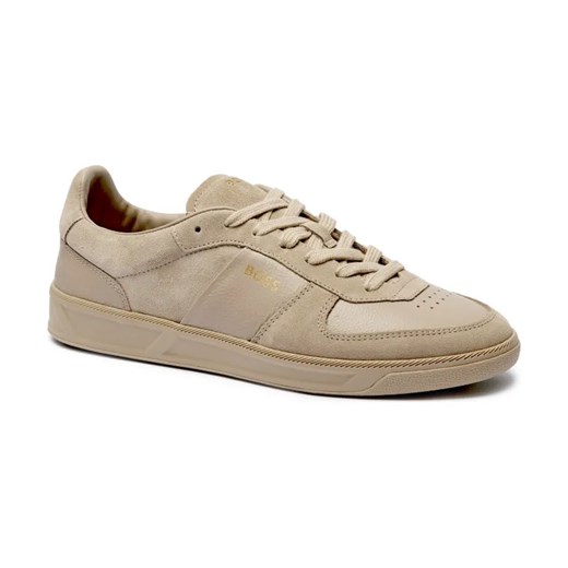 BOSS BLACK Skórzane sneakersy Brandon ze sklepu Gomez Fashion Store w kategorii Buty sportowe męskie - zdjęcie 184302377
