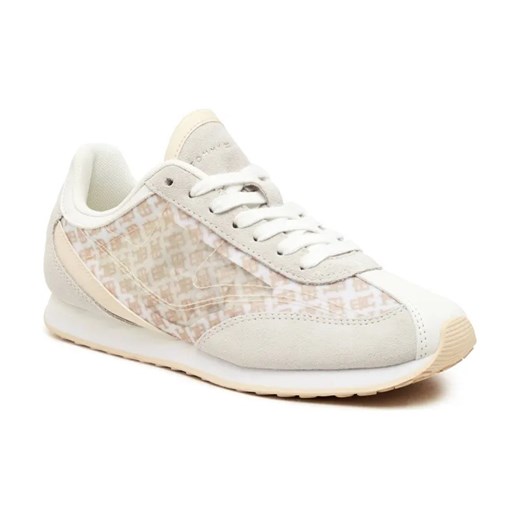 Tommy Hilfiger Sneakersy HERITAGE RUNNER | z dodatkiem skóry ze sklepu Gomez Fashion Store w kategorii Buty sportowe damskie - zdjęcie 184302389