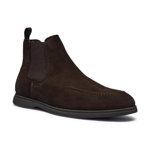 BOSS BLACK Skórzane sztyblety Sienne_Cheb_sdad ze sklepu Gomez Fashion Store w kategorii Buty zimowe męskie - zdjęcie 184302396