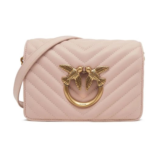 Pinko Skórzana torebka na ramię LOVE CLICK MINI SHEEP NAPPA CH ze sklepu Gomez Fashion Store w kategorii Listonoszki - zdjęcie 184302409
