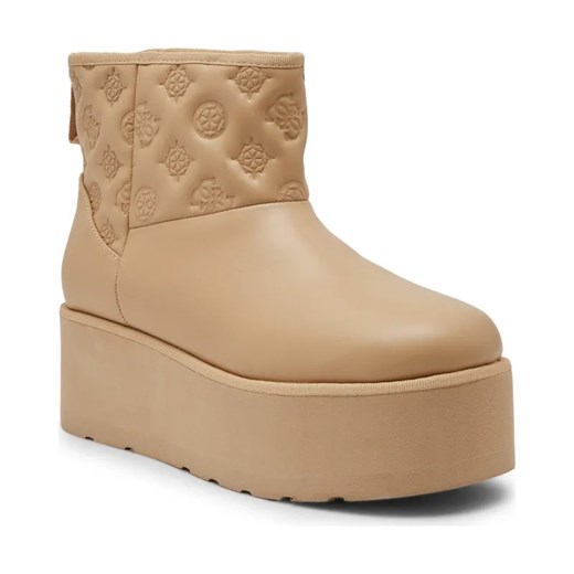 Guess Ocieplane śniegowce | z dodatkiem skóry ze sklepu Gomez Fashion Store w kategorii Śniegowce damskie - zdjęcie 184302417