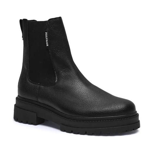 Tommy Hilfiger Skórzane sztyblety CAZIDY ze sklepu Gomez Fashion Store w kategorii Buty zimowe męskie - zdjęcie 184302446