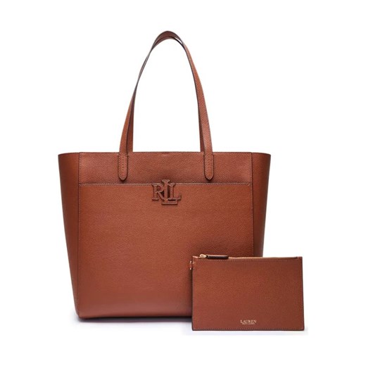 LAUREN RALPH LAUREN Skórzana shopperka + saszetka Cameryn ze sklepu Gomez Fashion Store w kategorii Torby Shopper bag - zdjęcie 184302479