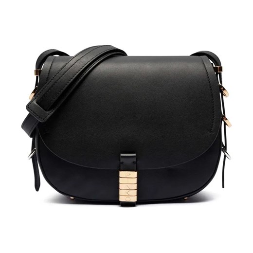 Pinko Skórzana torebka na ramię SADDLE CLASSIC FIORE ze sklepu Gomez Fashion Store w kategorii Listonoszki - zdjęcie 184302577
