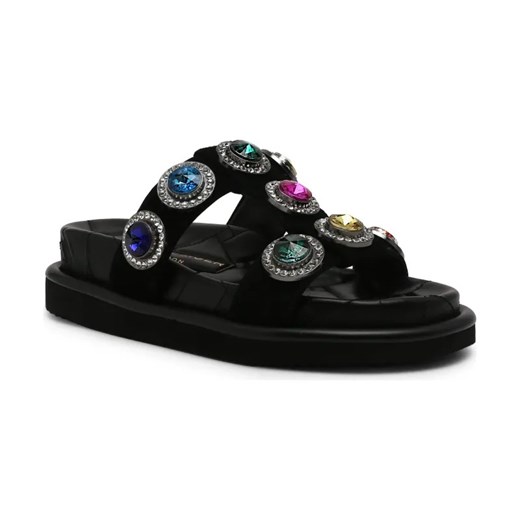 Kurt Geiger Klapki ORSON | z dodatkiem skóry Kurt Geiger 38 Gomez Fashion Store wyprzedaż