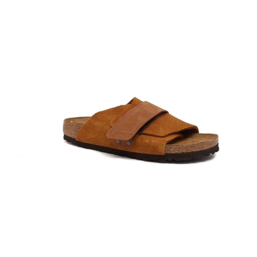 Birkenstock Skórzane klapki Kyoto ze sklepu Gomez Fashion Store w kategorii Klapki damskie - zdjęcie 184302618
