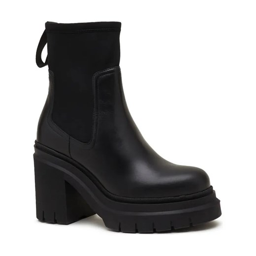 HUGO Skórzane botki Kris HeelBt90 LTLY ze sklepu Gomez Fashion Store w kategorii Botki - zdjęcie 184302628
