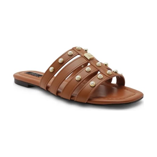 Liu Jo Skórzane klapki RACHELE 07 ze sklepu Gomez Fashion Store w kategorii Klapki damskie - zdjęcie 184302665