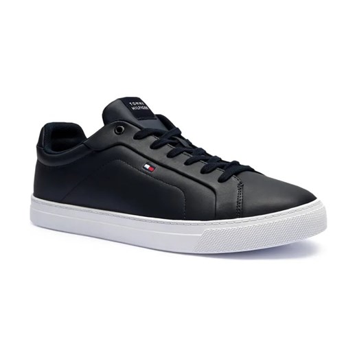 Tommy Hilfiger Skórzane sneakersy ICON COURT LTH FLAG ESS ze sklepu Gomez Fashion Store w kategorii Buty sportowe męskie - zdjęcie 184302889