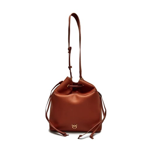 Pinko Skórzany worek SECCHIELLO CLASSIC ze sklepu Gomez Fashion Store w kategorii Torebki worki - zdjęcie 184302939
