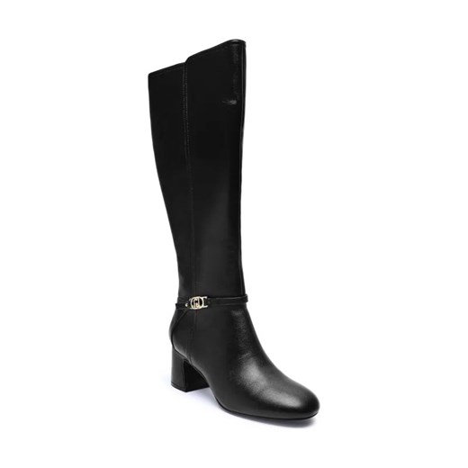 Liu Jo Skórzane kozaki na słupku BABI 04 ze sklepu Gomez Fashion Store w kategorii Kozaki damskie - zdjęcie 184302968