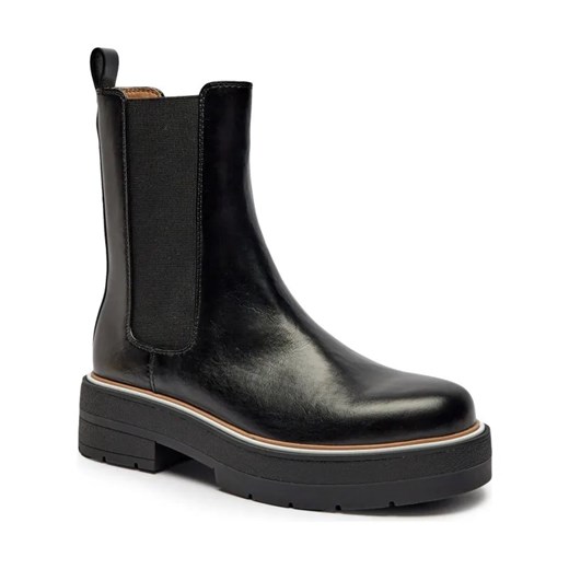 BOSS BLACK Skórzane sztyblety Rebby_Chbootie_Cbb ze sklepu Gomez Fashion Store w kategorii Botki - zdjęcie 184302996