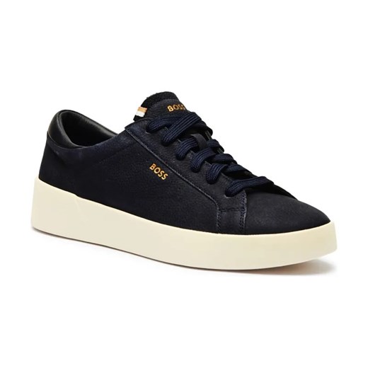 BOSS BLACK Skórzane sneakersy Belwar_Tenn_tb ze sklepu Gomez Fashion Store w kategorii Buty sportowe męskie - zdjęcie 184303009