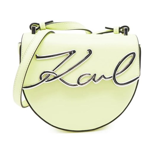 Karl Lagerfeld Skórzana listonoszka k/signature sm ze sklepu Gomez Fashion Store w kategorii Listonoszki - zdjęcie 184303035