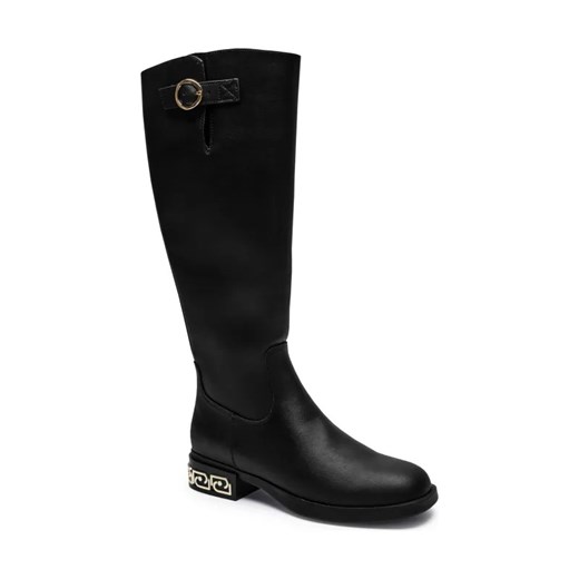 Liu Jo Oficerki YOGI 03 | z dodatkiem skóry ze sklepu Gomez Fashion Store w kategorii Kozaki damskie - zdjęcie 184303095