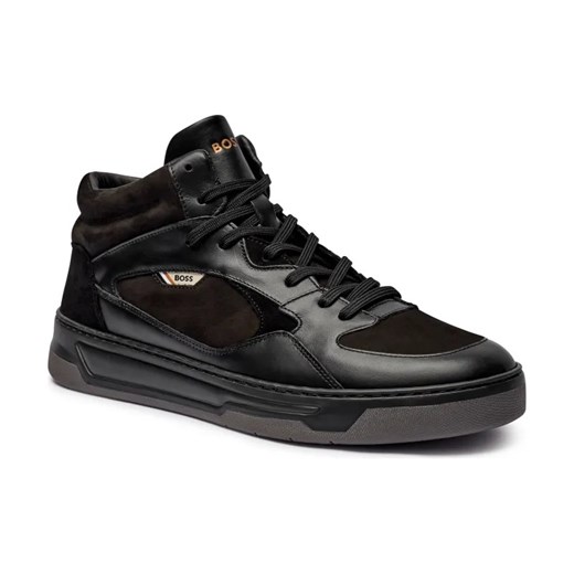 BOSS BLACK Skórzane sneakersy Baltimore_Hito_numx ze sklepu Gomez Fashion Store w kategorii Buty sportowe męskie - zdjęcie 184303217