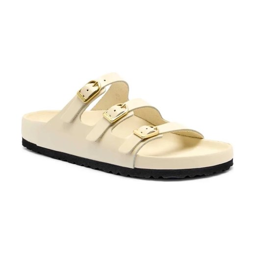 Birkenstock Skórzane klapki Florida D-Buckle ze sklepu Gomez Fashion Store w kategorii Klapki damskie - zdjęcie 184303305