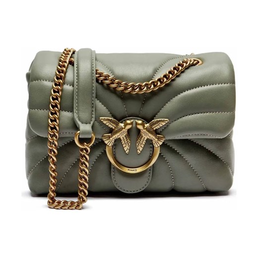 Pinko Skórzana torebka na ramię LOVE PUFF BUTTERFLY MINI ze sklepu Gomez Fashion Store w kategorii Listonoszki - zdjęcie 184303335