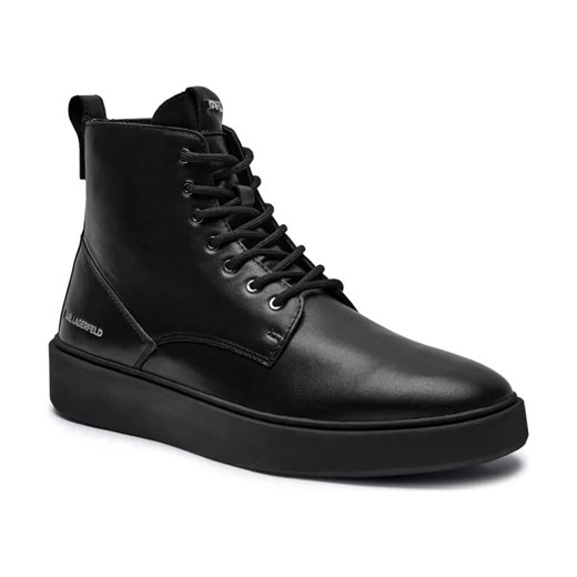 Karl Lagerfeld Skórzane sneakersy FLINT ze sklepu Gomez Fashion Store w kategorii Buty sportowe męskie - zdjęcie 184303348