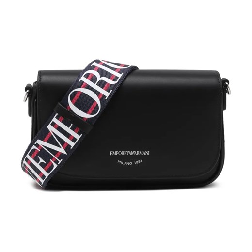 Emporio Armani Skórzana listonoszka Emporio Armani One Size promocyjna cena Gomez Fashion Store