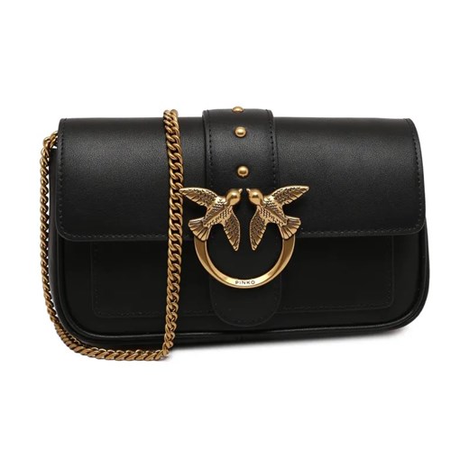 Pinko Skórzana torebka na ramię LOVE ONE POCKET C ze sklepu Gomez Fashion Store w kategorii Listonoszki - zdjęcie 184303499