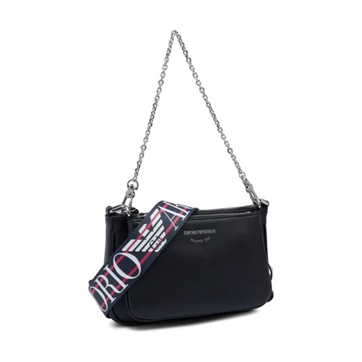 Emporio Armani Skórzana torebka na ramię + saszetka Emporio Armani One Size Gomez Fashion Store promocja