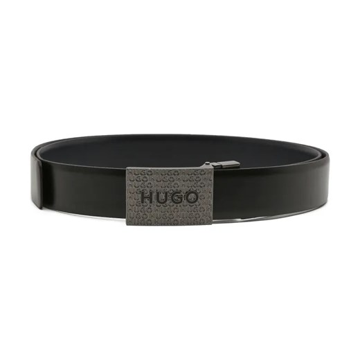 HUGO Skórzany dwustronny pasek Guan_Gb35_pp ze sklepu Gomez Fashion Store w kategorii Paski męskie - zdjęcie 184303667