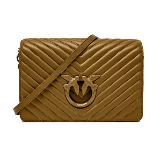 Pinko Skórzana torebka na ramię LOVE CLICK CLASSIC ze sklepu Gomez Fashion Store w kategorii Listonoszki - zdjęcie 184303669