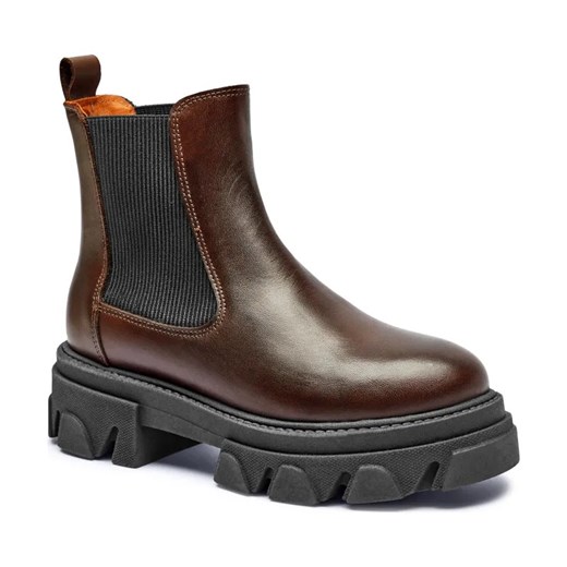 Alohas Skórzane sztyblety Berenice ze sklepu Gomez Fashion Store w kategorii Botki - zdjęcie 184303676