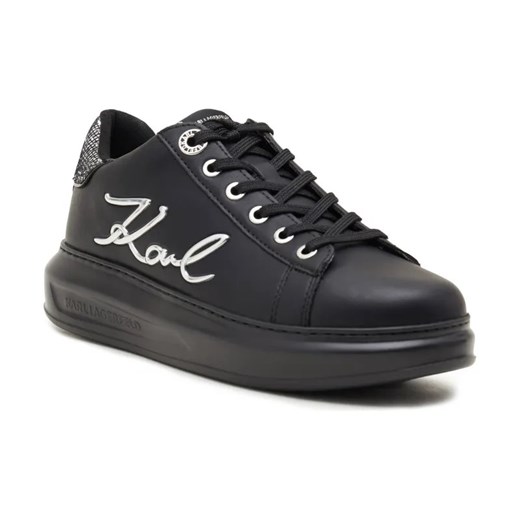 Karl Lagerfeld Skórzane sneakersy Signia Lace ze sklepu Gomez Fashion Store w kategorii Buty sportowe damskie - zdjęcie 184303756