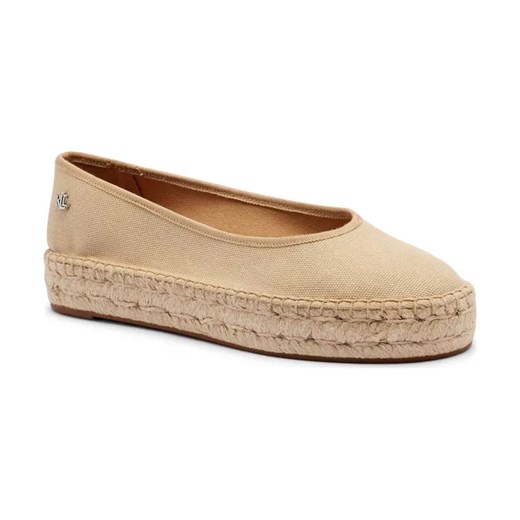 LAUREN RALPH LAUREN Baleriny LUIZE | z dodatkiem skóry ze sklepu Gomez Fashion Store w kategorii Balerinki - zdjęcie 184303819