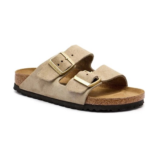 Birkenstock Skórzane klapki Arizona LEVE ze sklepu Gomez Fashion Store w kategorii Klapki damskie - zdjęcie 184303857