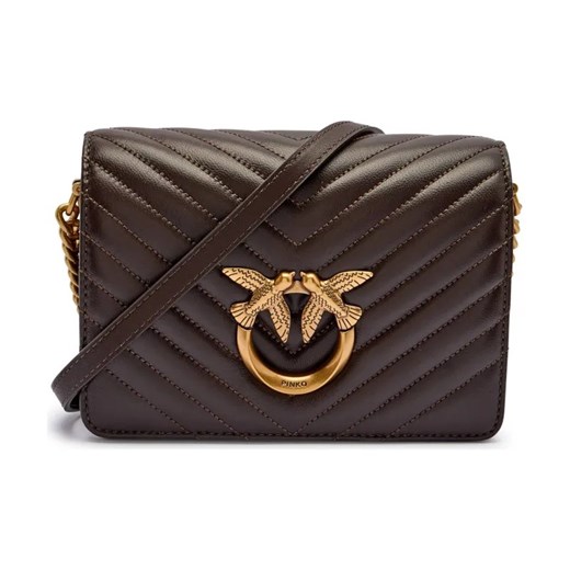 Pinko Skórzana torebka na ramię LOVE CLICK MINI ze sklepu Gomez Fashion Store w kategorii Listonoszki - zdjęcie 184303929