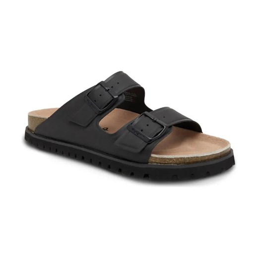 Pepe Jeans London Klapki URBAN SANDAL BASIC EMBOED | z dodatkiem skóry ze sklepu Gomez Fashion Store w kategorii Klapki męskie - zdjęcie 184303975