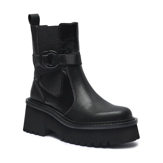 Liu Jo Skórzane botki na platformie FLAIR 16 ze sklepu Gomez Fashion Store w kategorii Botki - zdjęcie 184304019