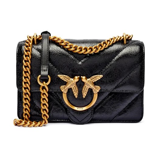Pinko Skórzana torebka na ramię LOVE ONE MINI DC ze sklepu Gomez Fashion Store w kategorii Listonoszki - zdjęcie 184304069
