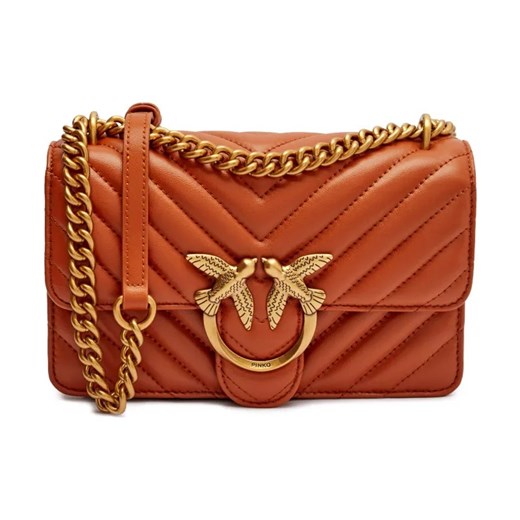 Pinko Skórzana torebka na ramię Love One Mini ze sklepu Gomez Fashion Store w kategorii Listonoszki - zdjęcie 184304086